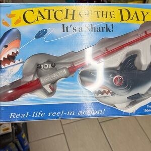 It's a Shark! Red & Gray Fishing Toy by